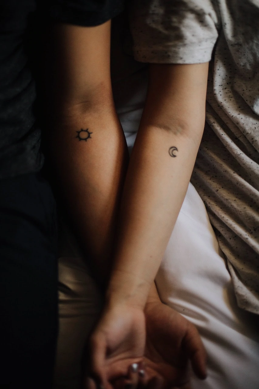 mother and son tattoos