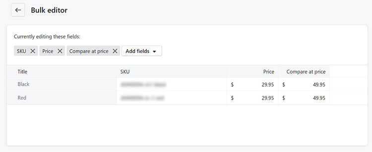 compare at price shopify bulk editor