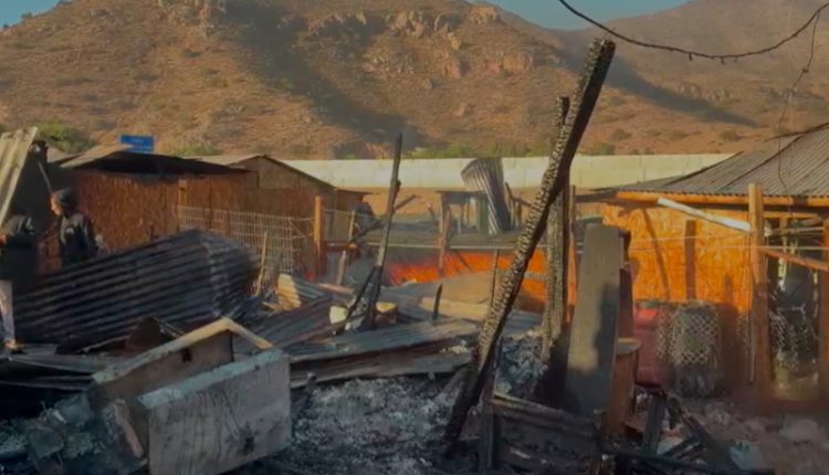 halla revólver tras incendio