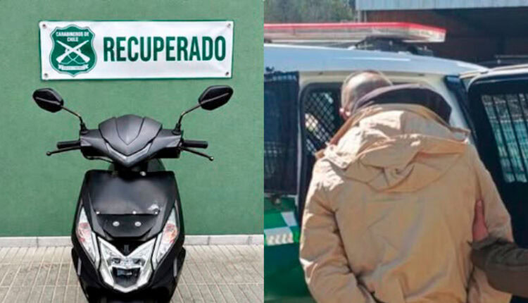 boliviano con moto robada