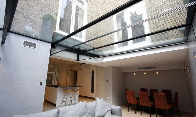 low iron glass, cocok untuk bahan canopy ruang tertentu. sumber: i.pinimg.com