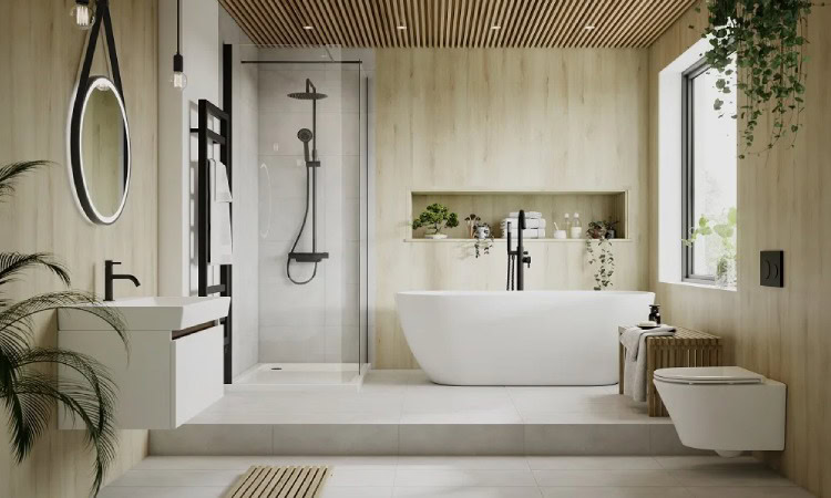 Desain Kamar Mandi Ala Japandi - Sinar Mas Land