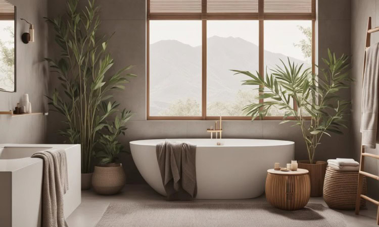 Tanaman di kamar mandi, Sumber: mojoboutique.com