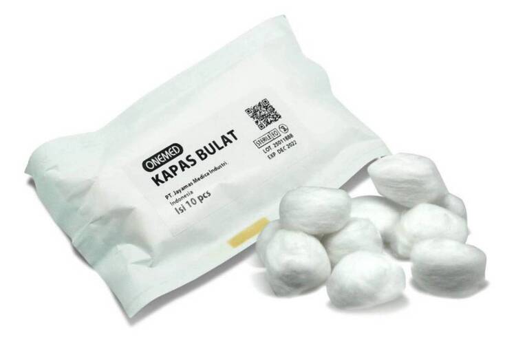 Kapas steril, Sumber: ihsglobal-ekatalog.com