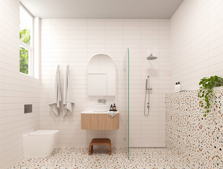 Tampil menarik dengan terrazzo, Sumber: houzz.com.au
