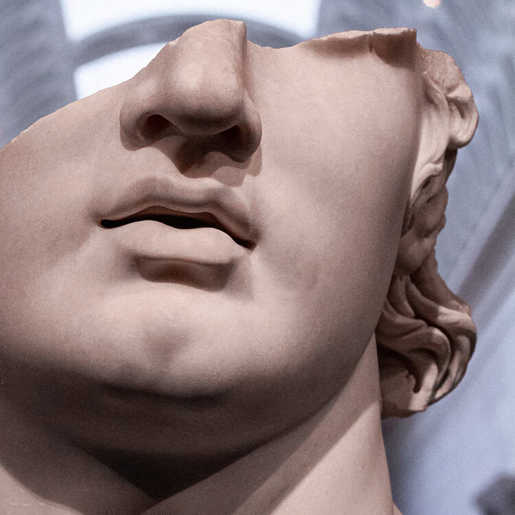 Statue with Smooth Skin Representing Dermatology Clinic's Skin Treatment Services