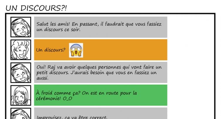 Épisode 219 – Un discours?