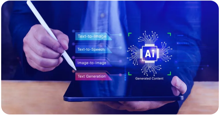 primary advantage of using generative ai in content creation