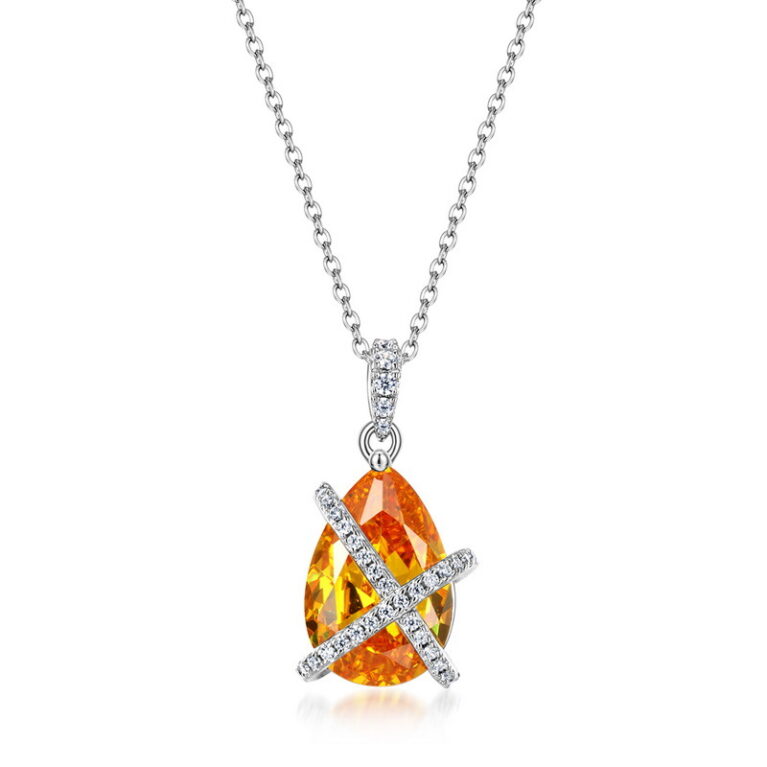 AHQONE Ice-Cut High Carbon Diamond Pendant | Brilliant Fire, Versatile Style