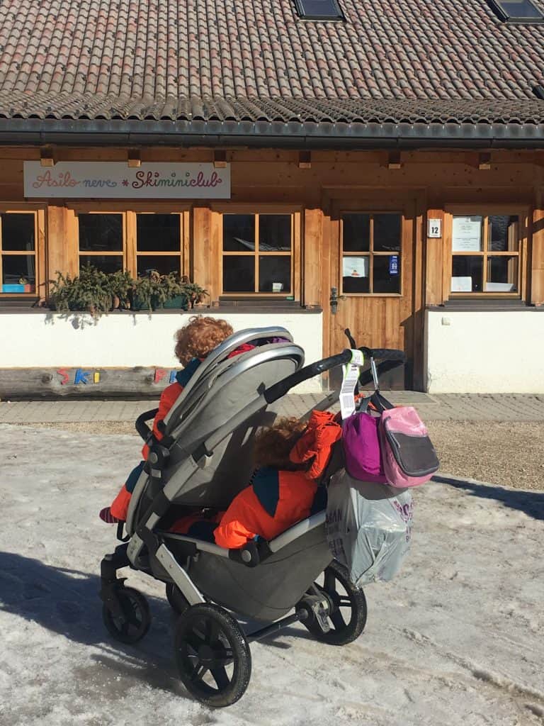 Alta Badia kindergarden on the slope
