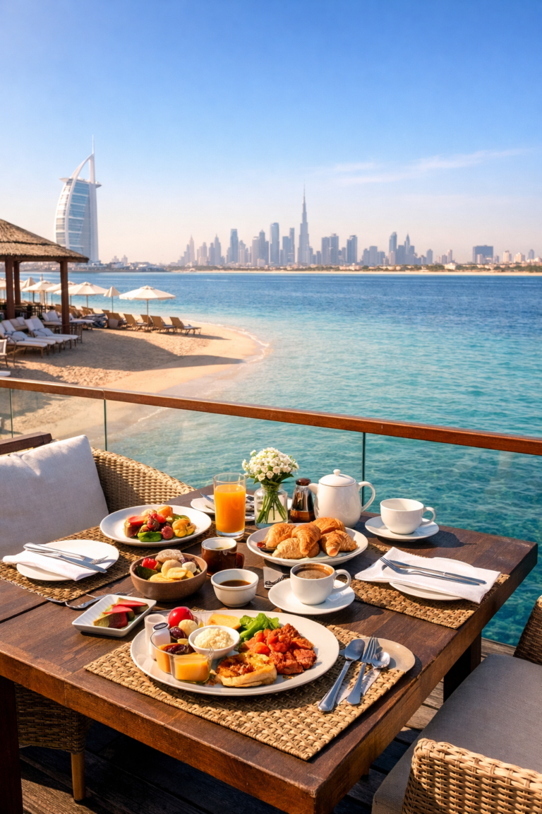 أفضل مطاعم فطور علي البحر في دبي