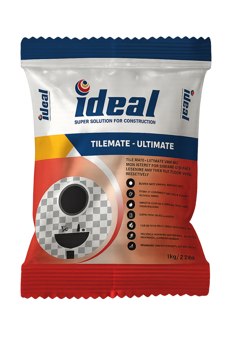 Ideal Tilemate Ultimate tile adhesive packaging for heavy-duty tile installation