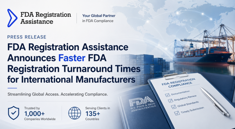 fda registration turnaround faster for manufacturers