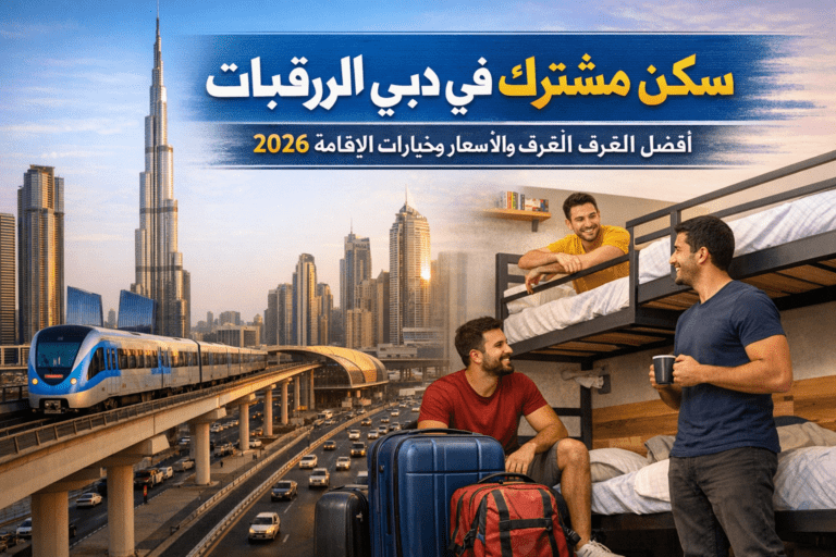 سكن مشترك دبي المرقبات