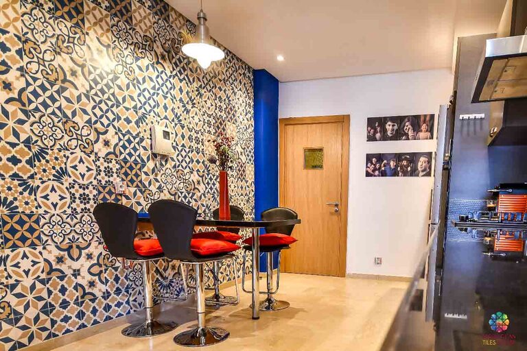 Moroccan tiles | The beauty of tiles on coffee space