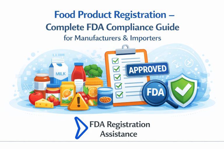 Food Product Registration – Complete FDA Compliance Guide for Manufacturers Importers FDA