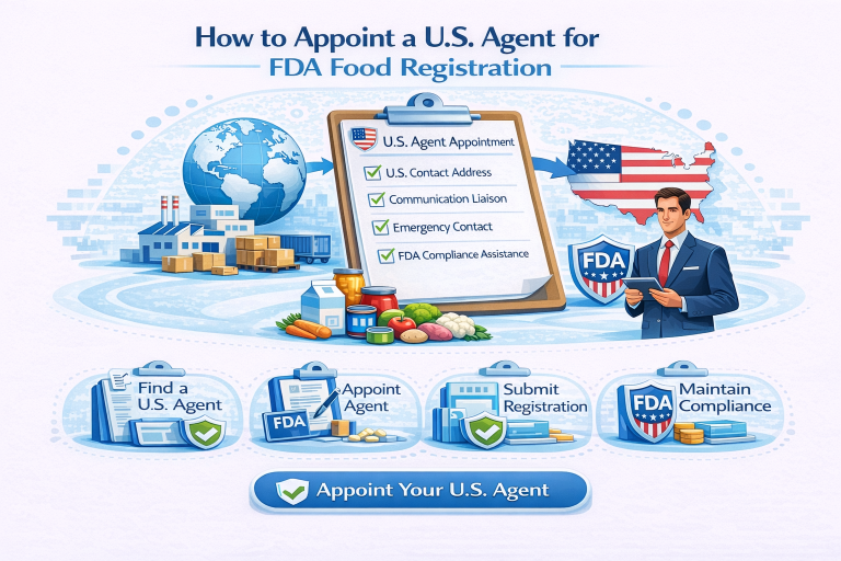 How to Appoint a U.S. Agent for FDA Food Registration