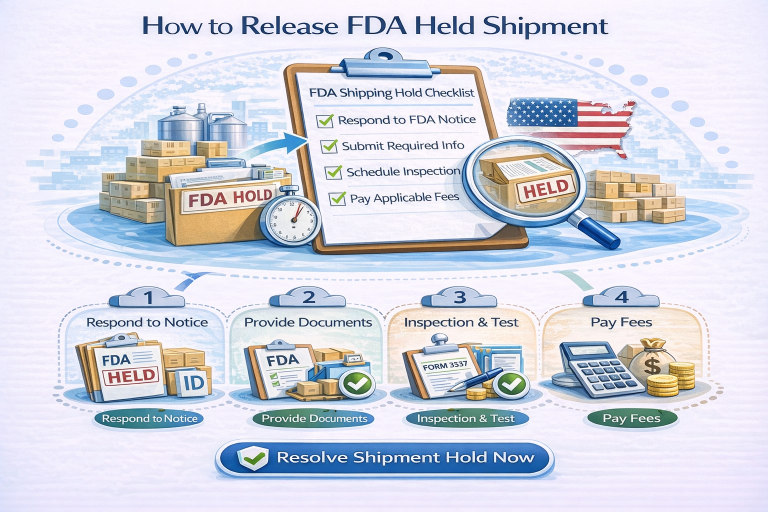 How to Release FDA Held Shipment