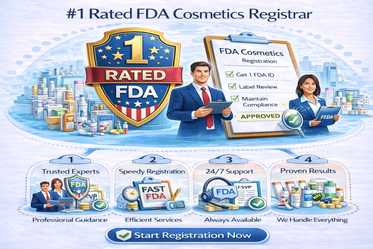 1 Rated FDA Cosmetics Registrar