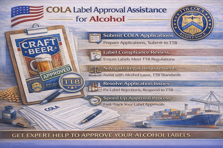 COLA Label Approval Assistance for Alcohol