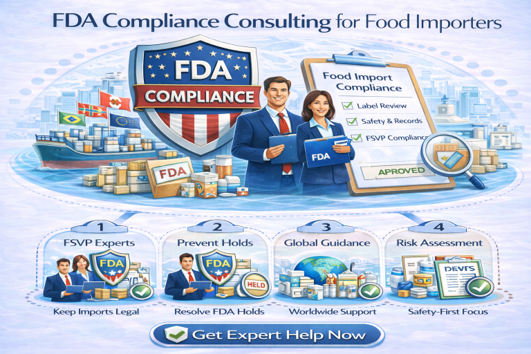 FDA Compliance Consulting for Food Importers