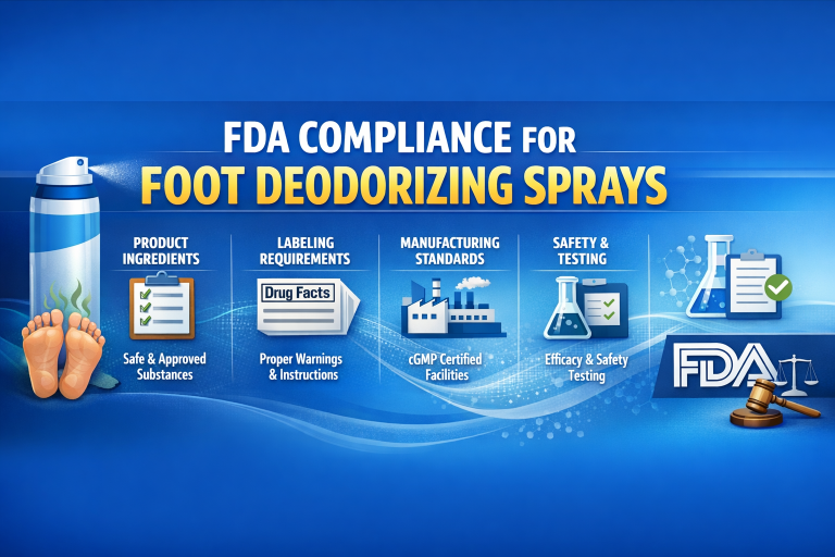 FDA Compliance for Foot Deodorizing Sprays l FDA Experts