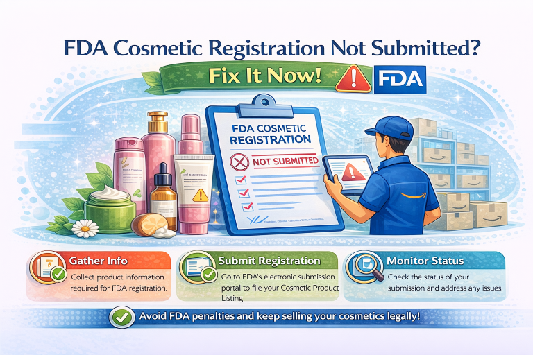 FDA Cosmetic Registration Not Submitted Fix It Now
