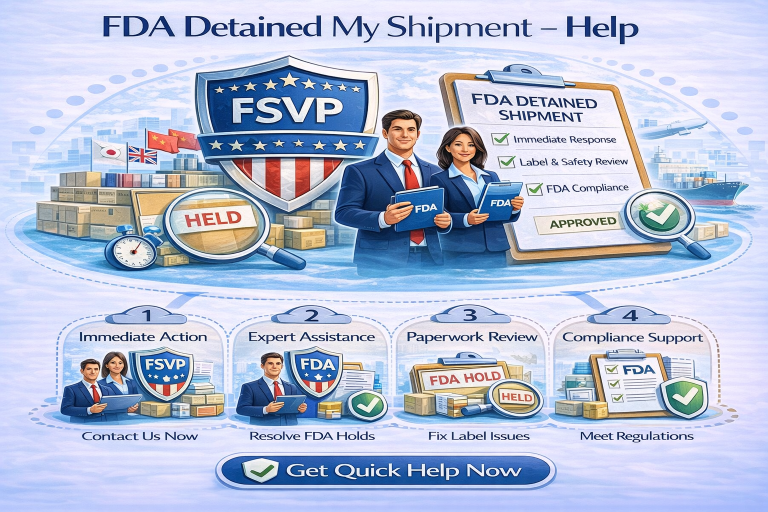 FDA Detained My Shipment – Help