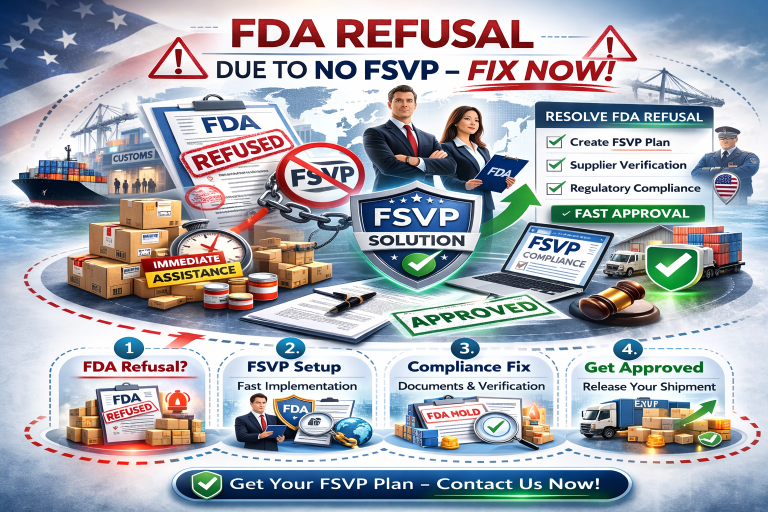 FDA Refusal Due to No FSVP Fix Now l Fast Easy
