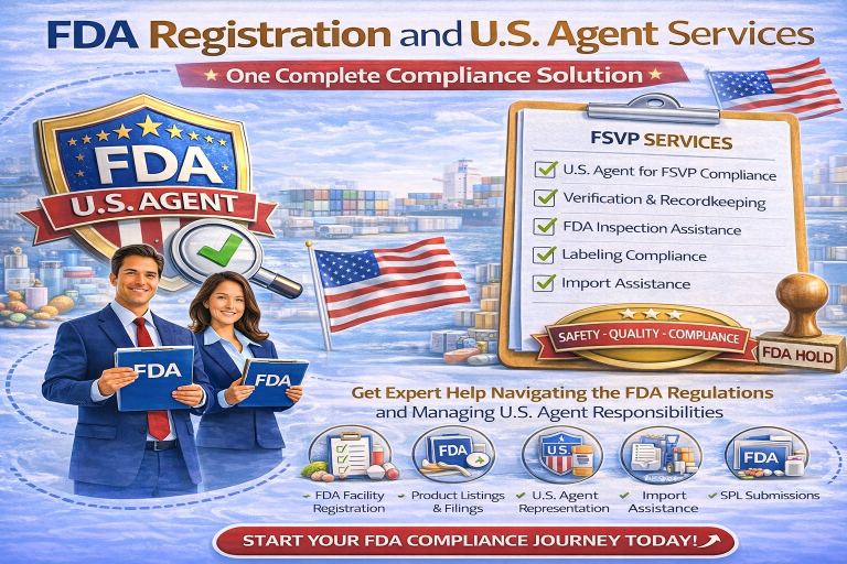 FDA Registration and U.S. Agent Services – One Complete Compliance Solution