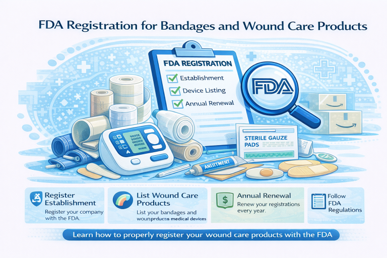 FDA Registration for Bandages and Wound Care Products