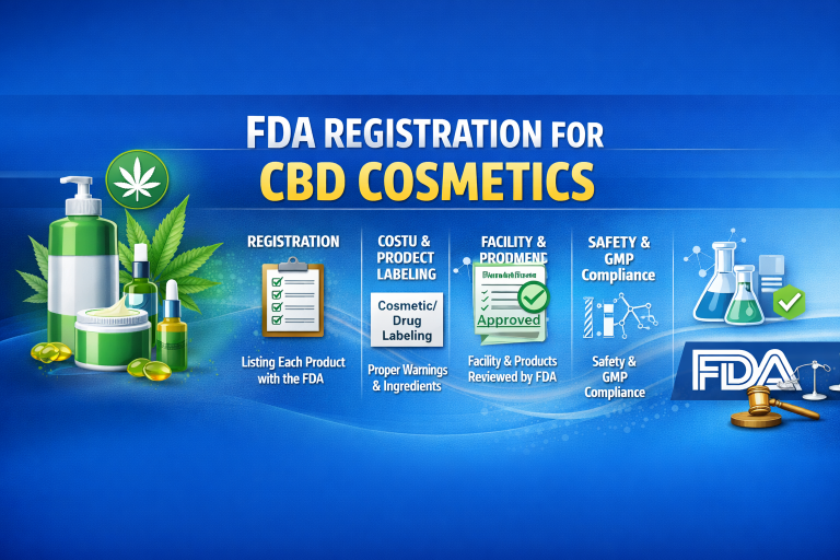 FDA Registration for CBD Cosmetics