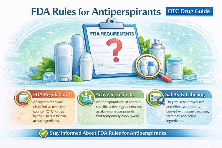 FDA Rules for Antiperspirants