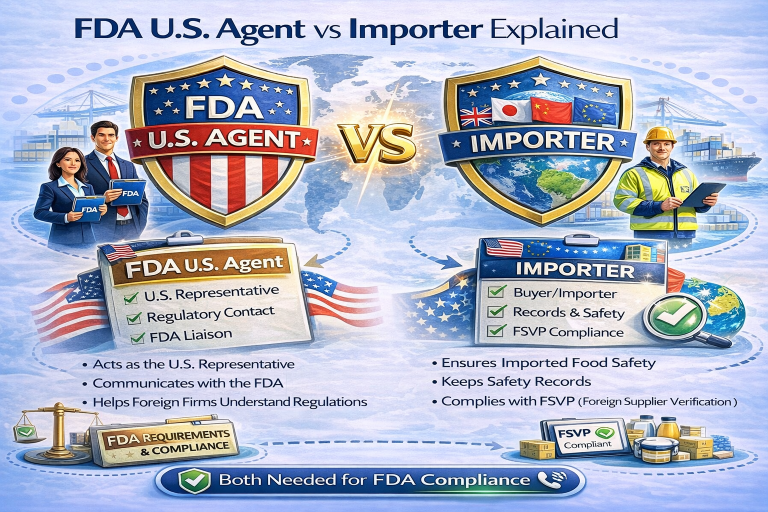 FDA U.S. Agent vs Importer Explained