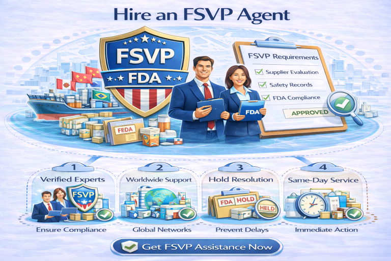 Hire an FDA FSVP Agent
