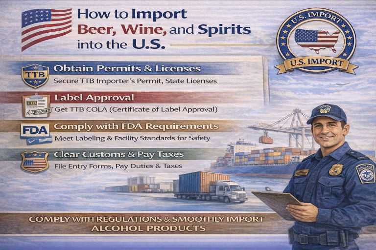 How to Import Beer Wine and Spirits into the U.S
