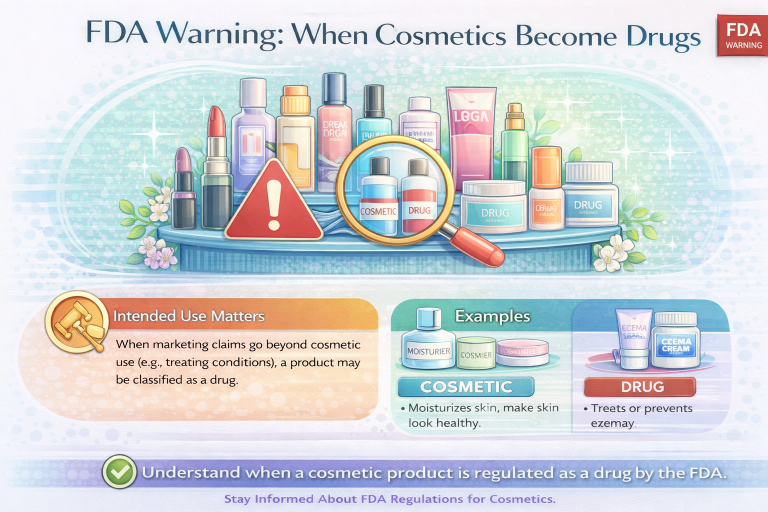 When Does a Cosmetic Become a Drug in the Eyes of the FDA
