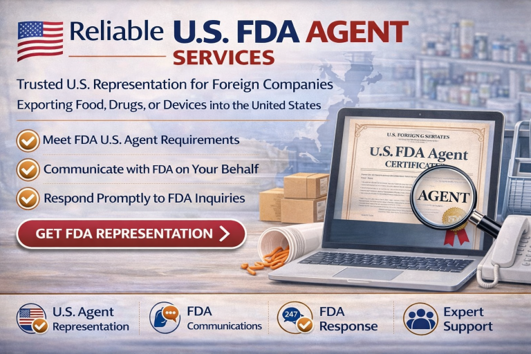 reliable U.S. FDA Agent services