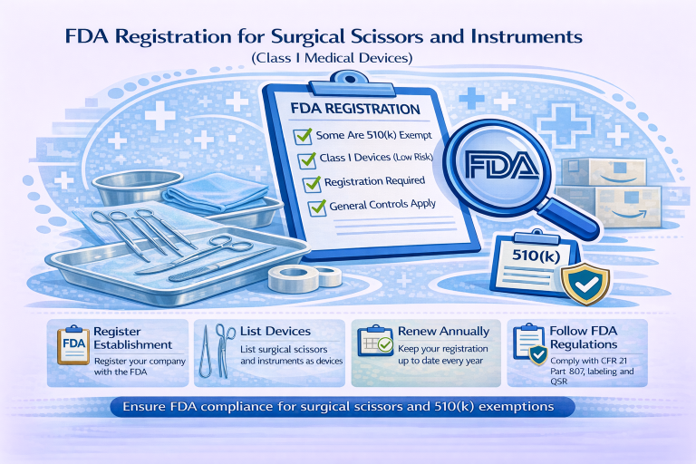 Do Surgical Scissors and Instruments Require FDA Registration