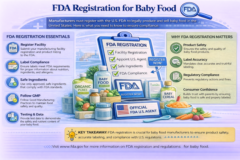 FDA Registration for Baby Food