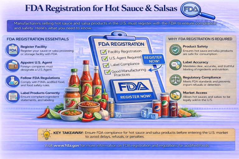FDA Registration for Hot Sauce Salsas