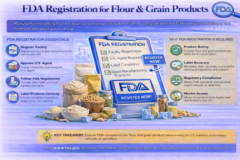 FDA registration for flour and grain