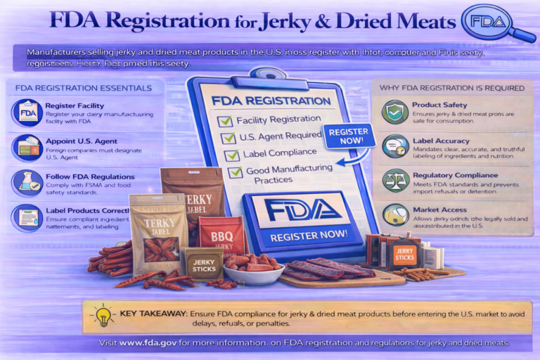 FDA registration for jerky products