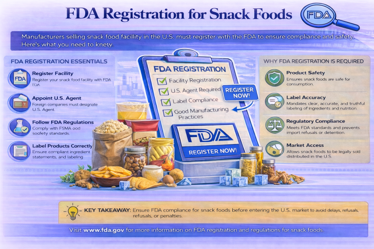 FDA snack food registration guide