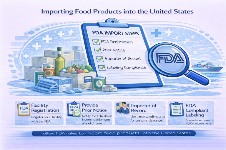 Importing Food Products into the United States