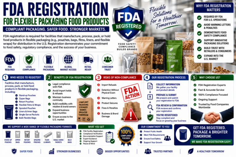 fda registration for flexible packaging food products