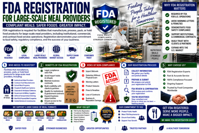 fda registration for large scale meal providers