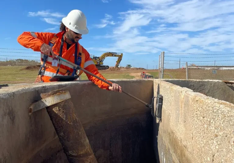 Concrete scanning at a waste water plant - SureScan - Brisbane & Adelaide