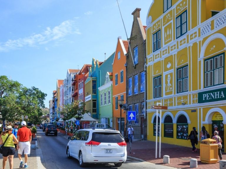rental cars in curacao, curacao, street, cars