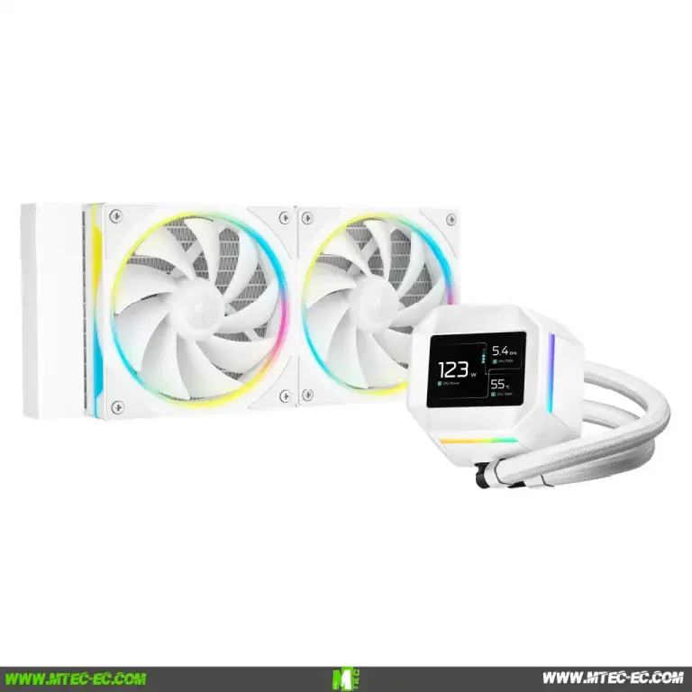 Deepcool LM240 Wh Enfriamiento Líquido 240mm ARGB